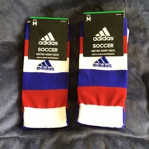 Adidas Soccer Sock.  Arch and ankle compression.